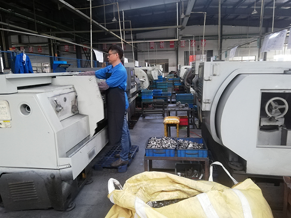 A series pump body production line