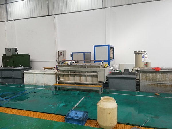 Hard anodizing production line